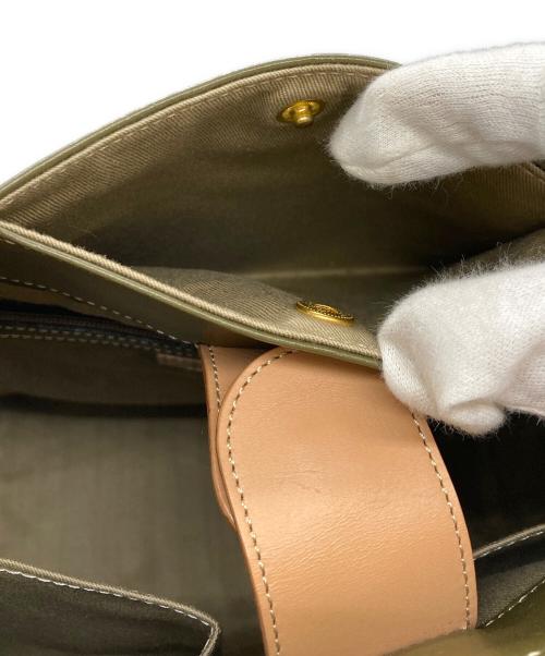 SOMES（ソメス）SOMES (ソメス) ハンドバッグ グリーンの古着・服飾アイテム