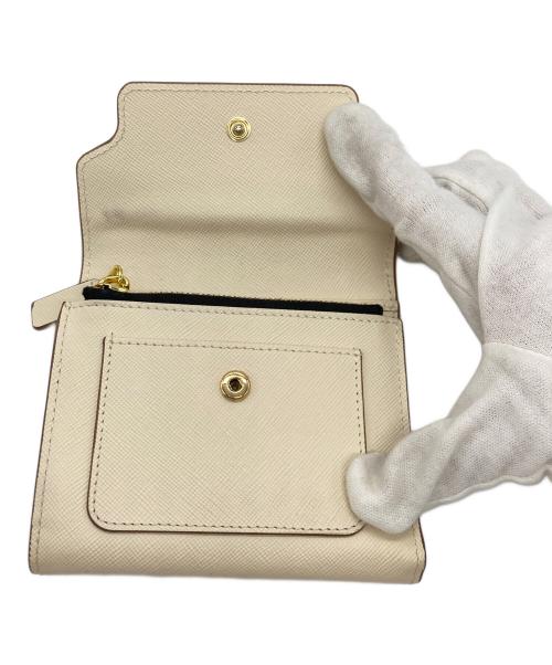 MARNI（マルニ）MARNI (マルニ) サフィアーノ カーフスキン ウォレット アイボリーの古着・服飾アイテム