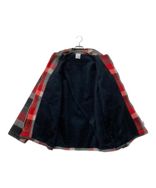 BIG BILL（ビッグ ビル）BIG BILL (ビッグ ビル) ウールブレンドチェックハンティングジャケット レッド×ブラック×グレー サイズ:不明の古着・服飾アイテム