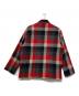 BIG BILL (ビッグ ビル) ウールブレンドチェックハンティングジャケット レッド×ブラック×グレー サイズ:不明：9000円