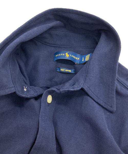 RALPH LAUREN（ラルフローレン）RALPH LAUREN (ラルフローレン)  LS GWNTH DR-LONG SLEEVE-CASUAL DRESS (ルエス グウィネス ディーアール ロングスリーブ カジュアルドレス) ネイビー サイズ:LGの古着・服飾アイテム