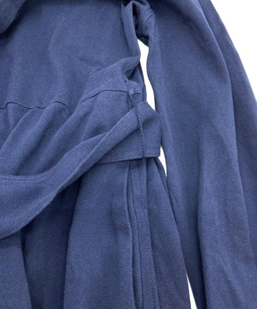 RALPH LAUREN（ラルフローレン）RALPH LAUREN (ラルフローレン)  LS GWNTH DR-LONG SLEEVE-CASUAL DRESS (ルエス グウィネス ディーアール ロングスリーブ カジュアルドレス) ネイビー サイズ:LGの古着・服飾アイテム