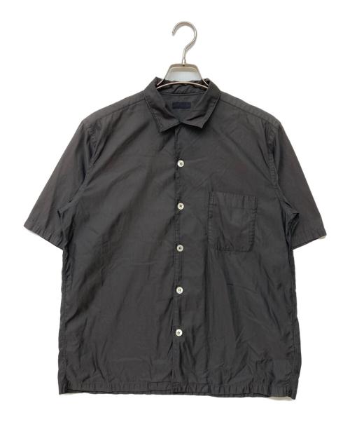 COMME des GARCONS HOMME（コムデギャルソン オム）COMME des GARCONS HOMME (コムデギャルソン オム) 染め加工オープンカラーシャツ ブラック サイズ:不明の古着・服飾アイテム