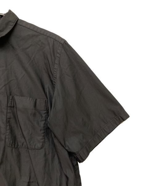 COMME des GARCONS HOMME（コムデギャルソン オム）COMME des GARCONS HOMME (コムデギャルソン オム) 染め加工オープンカラーシャツ ブラック サイズ:不明の古着・服飾アイテム