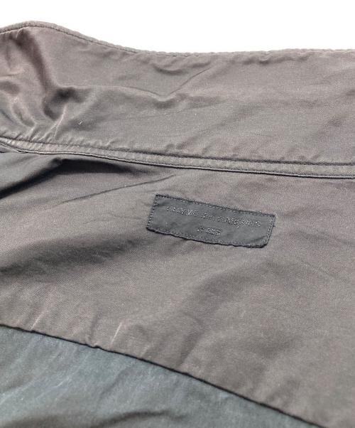 COMME des GARCONS HOMME（コムデギャルソン オム）COMME des GARCONS HOMME (コムデギャルソン オム) 染め加工オープンカラーシャツ ブラック サイズ:不明の古着・服飾アイテム