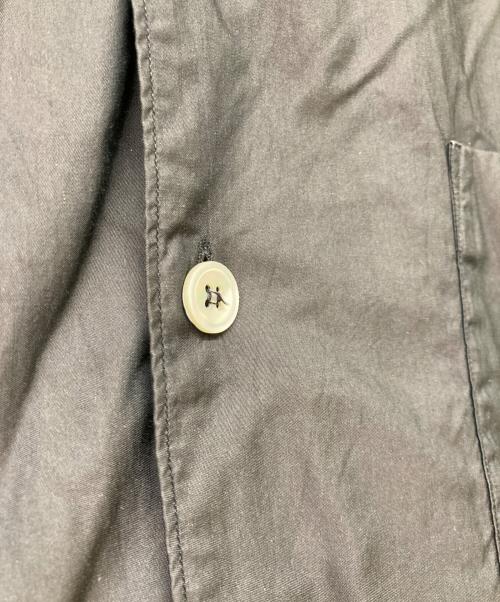 COMME des GARCONS HOMME（コムデギャルソン オム）COMME des GARCONS HOMME (コムデギャルソン オム) 染め加工オープンカラーシャツ ブラック サイズ:不明の古着・服飾アイテム