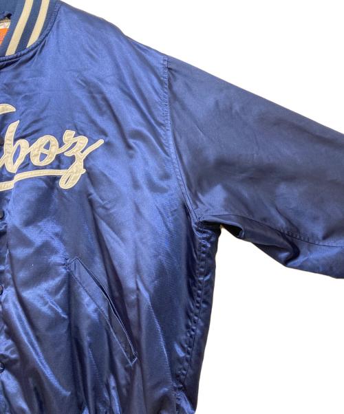 KEBOZ（ケボズ）KEBOZ (ケボズ) スタジャン ブルー サイズ:Lの古着・服飾アイテム
