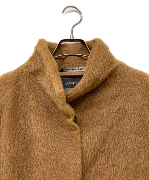 ALPACA111（アルパカ111）ALPACA111 (アルパカ111) アルパカ混コート ブラウン サイズ:XSの古着・服飾アイテム