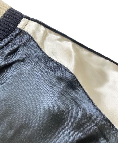 VANSON（バンソン）VANSON (バンソン) FELiX (フィリックス) リバーシブル サテンスカジャン ブラック サイズ:Lの古着・服飾アイテム