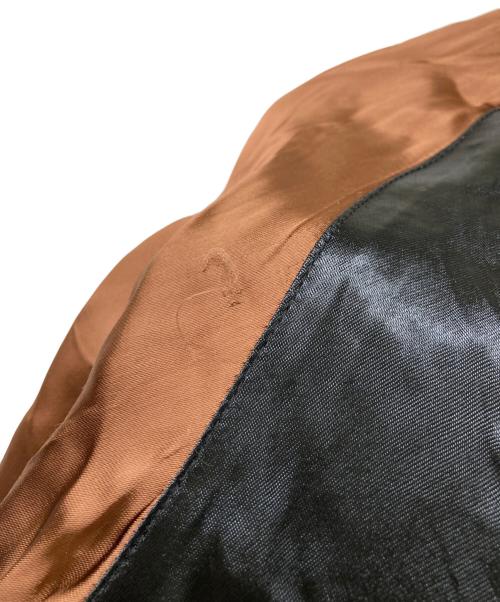 VANSON（バンソン）VANSON (バンソン) FELiX (フィリックス) リバーシブル サテンスカジャン ブラック サイズ:Lの古着・服飾アイテム