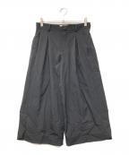 ORIMIオリミ）の古着「25SS CROPPED BIG SLACKS」｜ブラック
