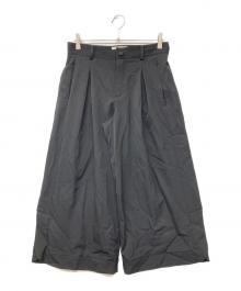 ORIMI（オリミ）の古着「25SS CROPPED BIG SLACKS」｜ブラック