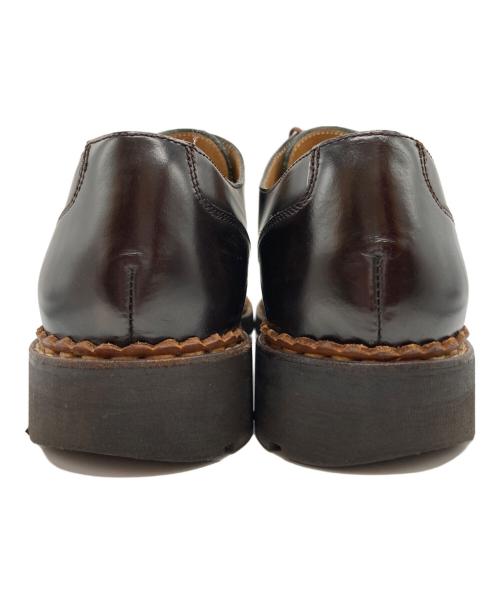 PARABOOT（パラブーツ）PARABOOT (パラブーツ) UNITED ARROWS (ユナイテッドアローズ) プレーントゥシューズ ブラウン サイズ:5の古着・服飾アイテム