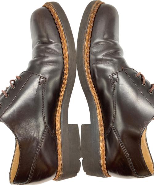 PARABOOT（パラブーツ）PARABOOT (パラブーツ) UNITED ARROWS (ユナイテッドアローズ) プレーントゥシューズ ブラウン サイズ:5の古着・服飾アイテム