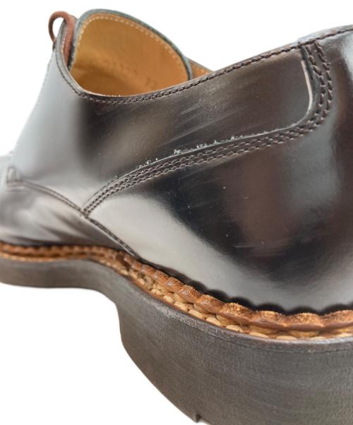 PARABOOT（パラブーツ）PARABOOT (パラブーツ) UNITED ARROWS (ユナイテッドアローズ) プレーントゥシューズ ブラウン サイズ:5の古着・服飾アイテム