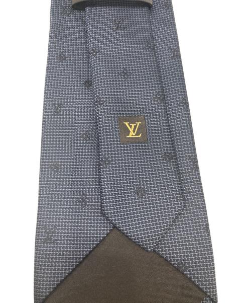 LOUIS VUITTON（ルイ ヴィトン）LOUIS VUITTON (ルイ ヴィトン) シルクネクタイ ネイビー サイズ:-の古着・服飾アイテム