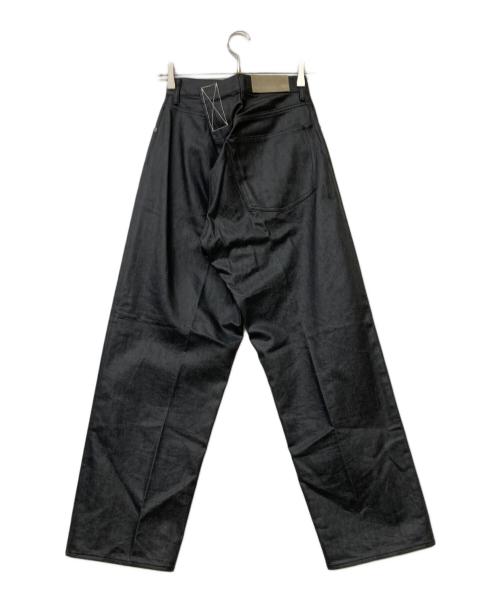 KURO（クロ）KURO (クロ) コーティングデニムパンツ ブラックの古着・服飾アイテム