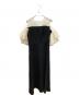 acka（エーシーケーエー）の古着「organdy frill dress」｜ブラック
