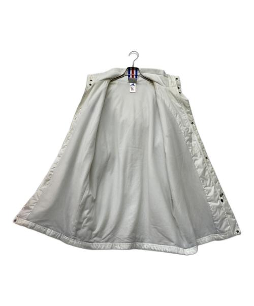 adidas（アディダス）adidas (アディダス) 90s 古着中綿ジャケット ホワイト サイズ:Lの古着・服飾アイテム