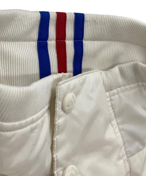 adidas（アディダス）adidas (アディダス) 90s 古着中綿ジャケット ホワイト サイズ:Lの古着・服飾アイテム