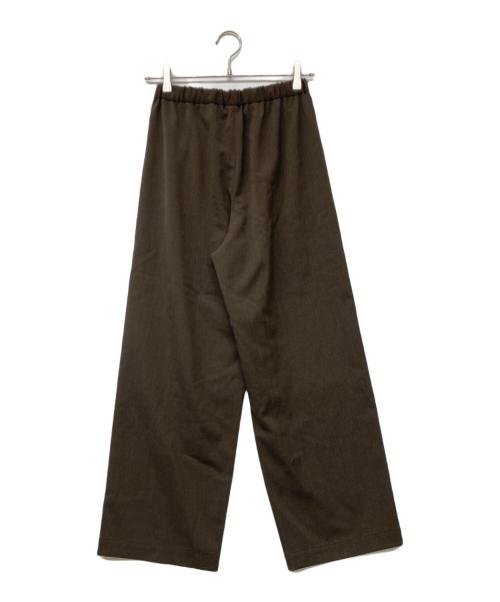 FRAMeWORK（フレームワーク）FRAMeWORK (フレームワーク) 25AW ≪手洗い可≫TWギャバリラックスパンツ ブラウン サイズ:34の古着・服飾アイテム