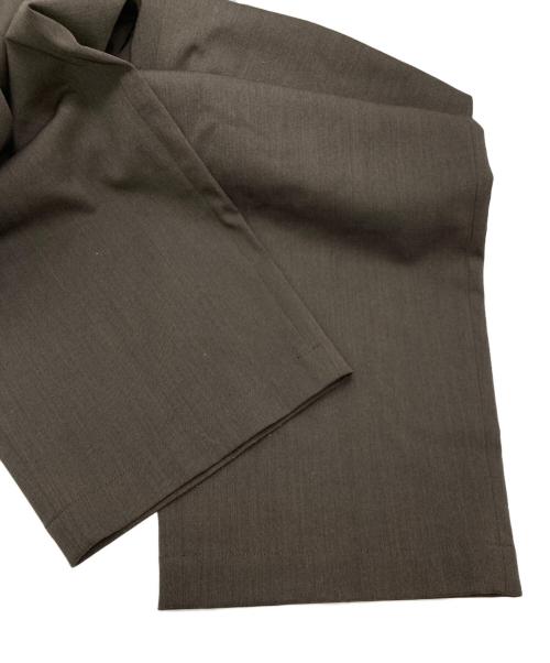 FRAMeWORK（フレームワーク）FRAMeWORK (フレームワーク) 25AW ≪手洗い可≫TWギャバリラックスパンツ ブラウン サイズ:34の古着・服飾アイテム