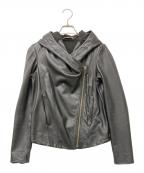 HELMUT LANGヘルムートラング）の古着「ラムレザージャケット」｜ブラック