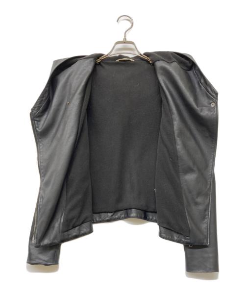 HELMUT LANG（ヘルムートラング）HELMUT LANG (ヘルムートラング) ラムレザージャケット ブラック サイズ:XSの古着・服飾アイテム