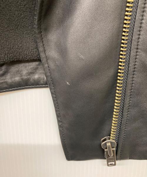 HELMUT LANG（ヘルムートラング）HELMUT LANG (ヘルムートラング) ラムレザージャケット ブラック サイズ:XSの古着・服飾アイテム