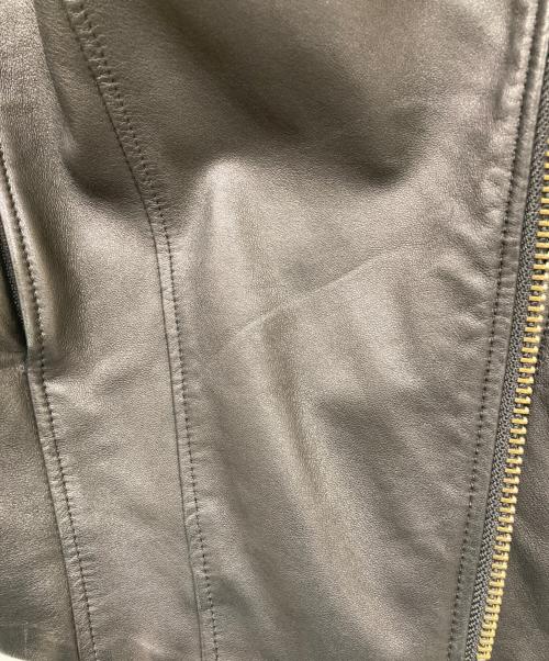 HELMUT LANG（ヘルムートラング）HELMUT LANG (ヘルムートラング) ラムレザージャケット ブラック サイズ:XSの古着・服飾アイテム