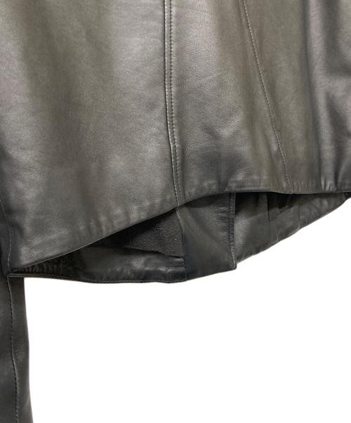 HELMUT LANG（ヘルムートラング）HELMUT LANG (ヘルムートラング) ラムレザージャケット ブラック サイズ:XSの古着・服飾アイテム