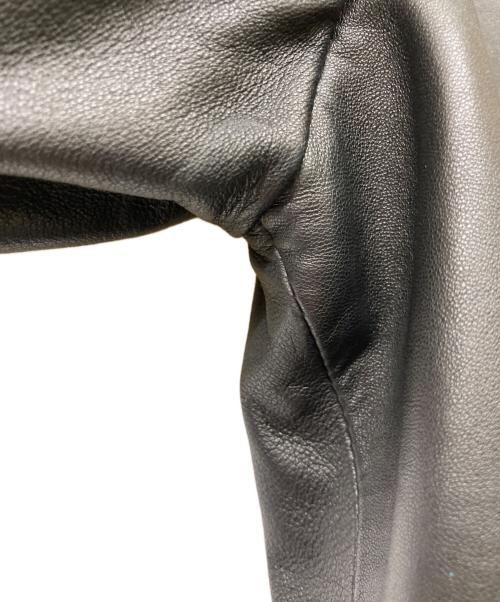 HELMUT LANG（ヘルムートラング）HELMUT LANG (ヘルムートラング) ラムレザージャケット ブラック サイズ:XSの古着・服飾アイテム