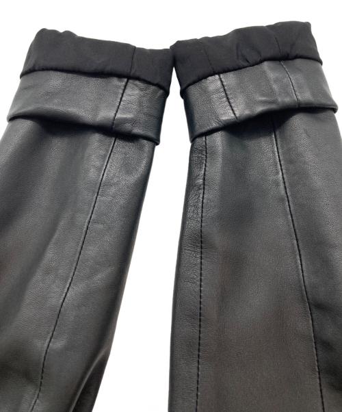 HELMUT LANG（ヘルムートラング）HELMUT LANG (ヘルムートラング) ラムレザージャケット ブラック サイズ:XSの古着・服飾アイテム