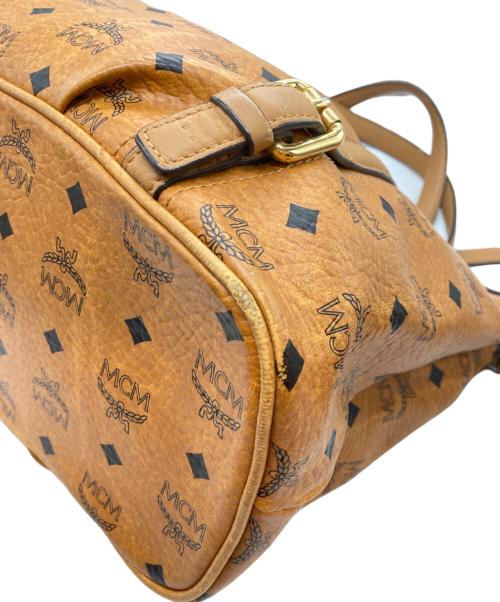 MCM（エムシーエム）MCM (エムシーエム) 2WAYレザーショルダーバッグ ブラウンの古着・服飾アイテム