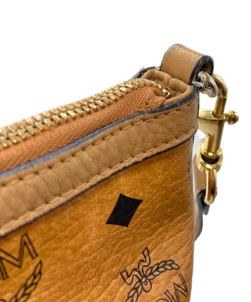 MCM（エムシーエム）MCM (エムシーエム) 2WAYレザーショルダーバッグ ブラウンの古着・服飾アイテム