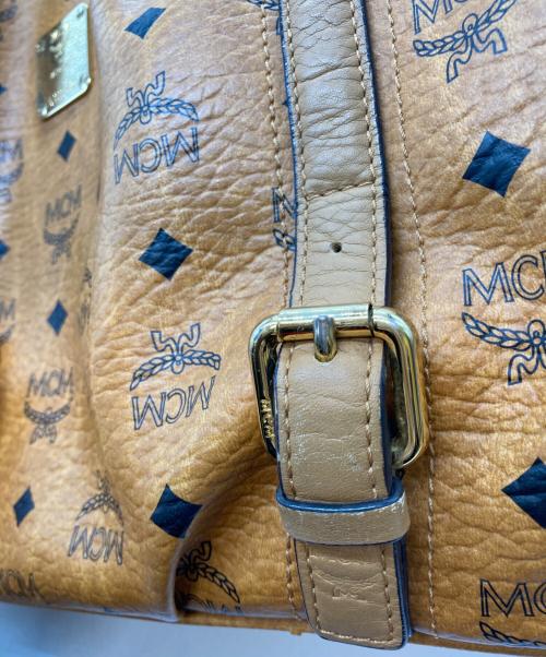 MCM（エムシーエム）MCM (エムシーエム) 2WAYレザーショルダーバッグ ブラウンの古着・服飾アイテム