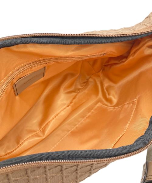 laquoh（ラクーオ）LAQUOH (ラクーオ) ボンディングショルダーバッグ ブラウンの古着・服飾アイテム