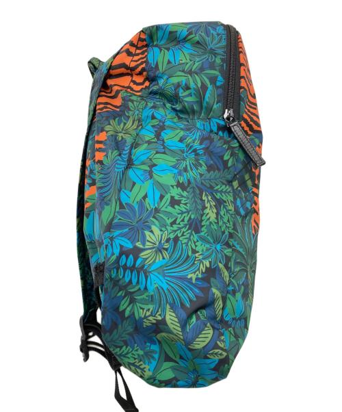 INOUI EDITIONS（イヌイエディションズ）INOUI EDITIONS (イヌイエディションズ) カスピトラ柄タイガーリュック ブルーの古着・服飾アイテム