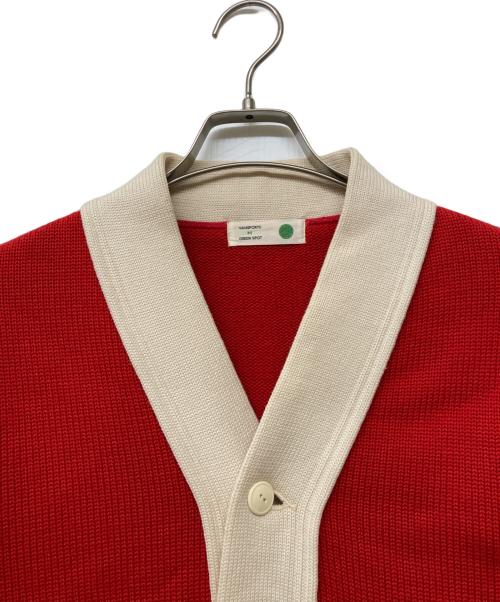 VANSPORT（ヴァンスポーツ）VANSPORT (ヴァンスポーツ) レタードカーディガン レッド サイズ:sizeMの古着・服飾アイテム