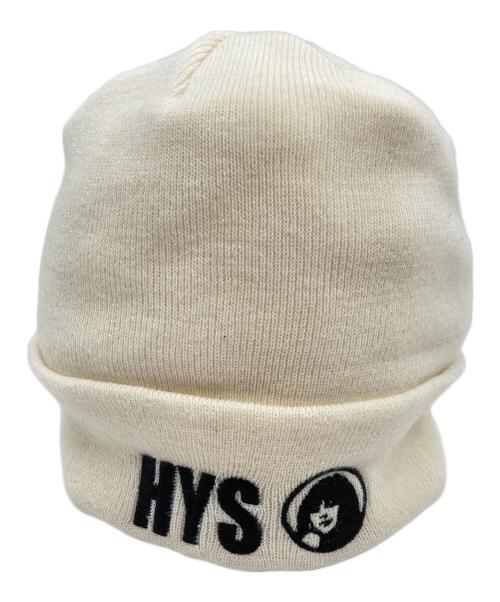 Hysteric Glamour（ヒステリックグラマー）Hysteric Glamour (ヒステリックグラマー) ニット帽 ホワイト サイズ:FREEの古着・服飾アイテム