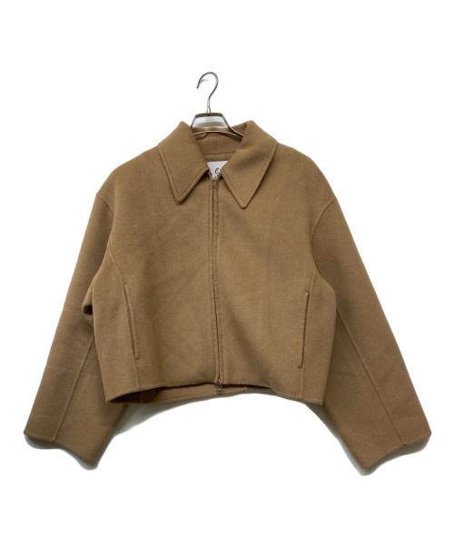 evernavy（エバーネイビー）evernavy (エバーネイビー) リバージップショートコート ブラウン サイズ:Mの古着・服飾アイテム