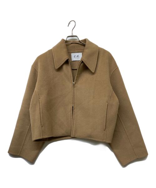 evernavy（エバーネイビー）evernavy (エバーネイビー) リバージップショートコート ブラウン サイズ:Mの古着・服飾アイテム