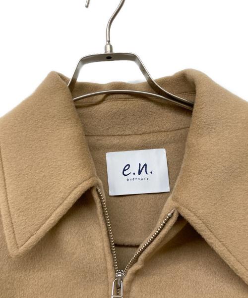 evernavy（エバーネイビー）evernavy (エバーネイビー) リバージップショートコート ブラウン サイズ:Mの古着・服飾アイテム