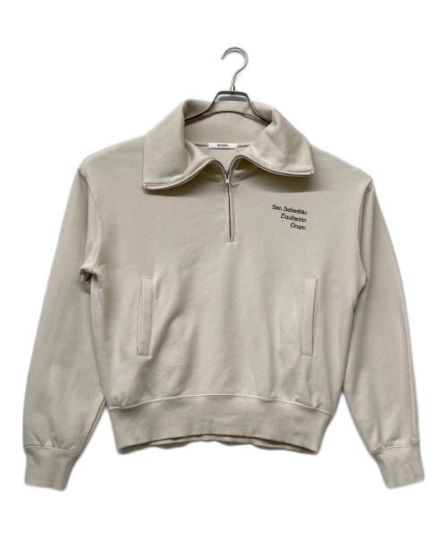 Snidel（スナイデル）Snidel (スナイデル) スキッパーロゴスウェット アイボリー サイズ:Freeの古着・服飾アイテム