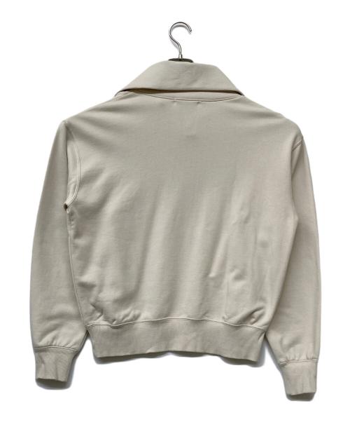 Snidel（スナイデル）Snidel (スナイデル) スキッパーロゴスウェット アイボリー サイズ:Freeの古着・服飾アイテム