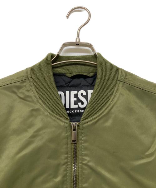 DIESEL（ディーゼル）DIESEL (ディーゼル) リバーシブルMA-1ジャケット グリーン サイズ:Mの古着・服飾アイテム
