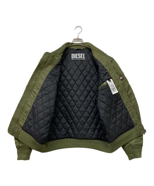 DIESEL（ディーゼル）DIESEL (ディーゼル) リバーシブルMA-1ジャケット グリーン サイズ:Mの古着・服飾アイテム