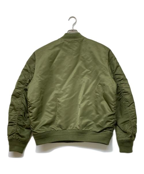 DIESEL（ディーゼル）DIESEL (ディーゼル) リバーシブルMA-1ジャケット グリーン サイズ:Mの古着・服飾アイテム