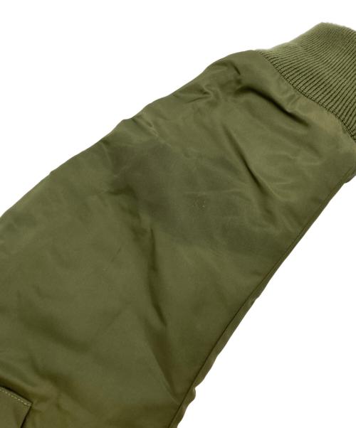 DIESEL（ディーゼル）DIESEL (ディーゼル) リバーシブルMA-1ジャケット グリーン サイズ:Mの古着・服飾アイテム