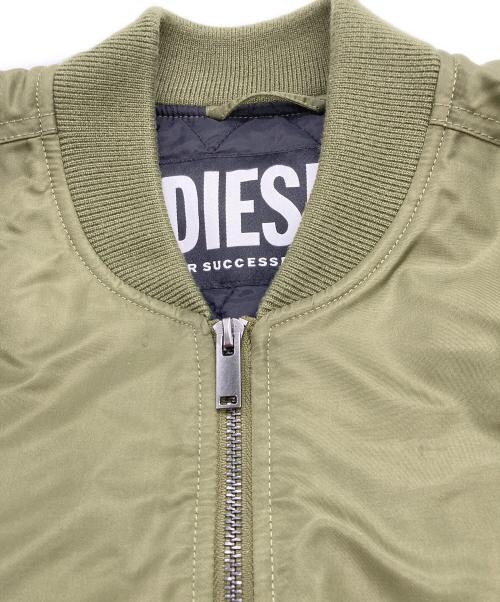 DIESEL（ディーゼル）DIESEL (ディーゼル) リバーシブルMA-1ジャケット グリーン サイズ:Mの古着・服飾アイテム